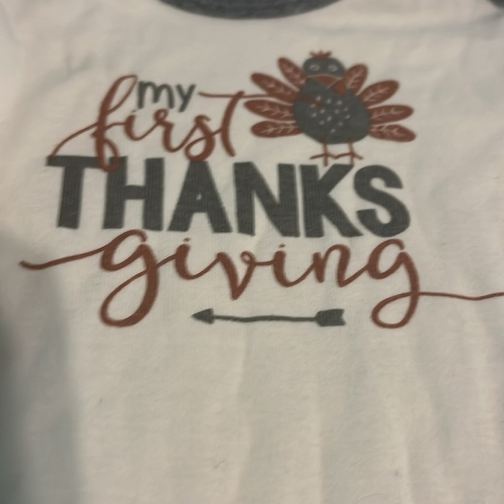 First Thanksgiving Onsie. - Picture 2 of 3